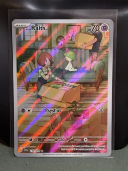 Pokemon SVI EN Scarlet & Violet Illustration Rare #211 Ralts - Image 1