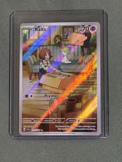 Pokemon SVI EN Scarlet & Violet Illustration Rare #211 Ralts - Image 4