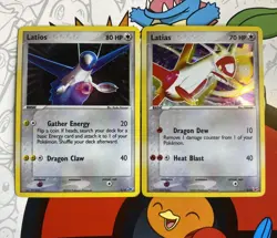 Pokemon TCG Latios 2/10 & Latias 4/10 EX Trainer Kit Holo Rare 2004 VTG NM - Image 1