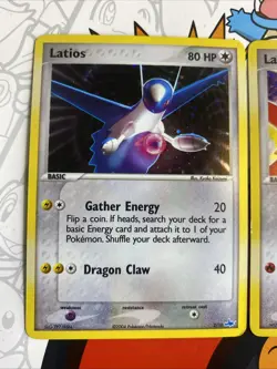 Pokemon TCG Latios 2/10 & Latias 4/10 EX Trainer Kit Holo Rare 2004 VTG NM - Image 3