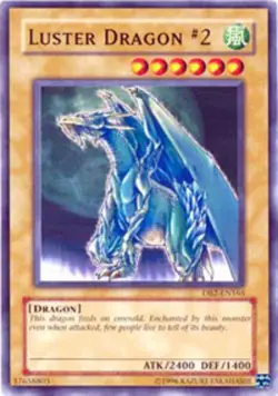 Luster Dragon #2 - DB2-EN165 - Common - Unlimited Edition - Heavily Played - Image 1