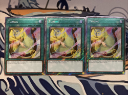 Yugioh Tuning Platinum Secret Rare RA04-EN144 Near Mint x3 - Image 1