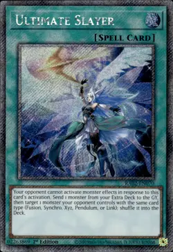 Ultimate Slayer - Platinum Secret Rare 1st Edition RA02-EN070 - NM - YuGiOh - Image 1