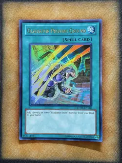 Yugioh Gladiator Proving Ground RYMP-EN110 Ultra Rare LP - Image 1
