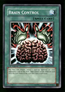 Brain Control #YSD-EN031 Yugioh 1st Edition - Image 1