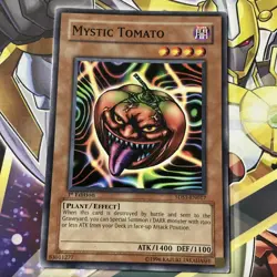 Yugioh Mystic Tomato 5DS1-EN017 Common 1st Edition - Image 1