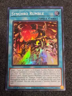 Yugioh Synchro Rumble AGOV-EN060 Super Rare 1st Ed NM - Image 1