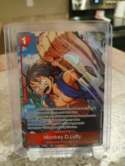 One Piece TCG Monkey D. Luffy Alt Art OP14-013 SR English The Azure Sea's Seven - Image 1