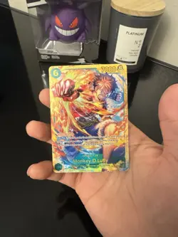 Monkey.D.Luffy SEC OP13-118 Carrying On His Will One Piece TCG NM English - Image 4