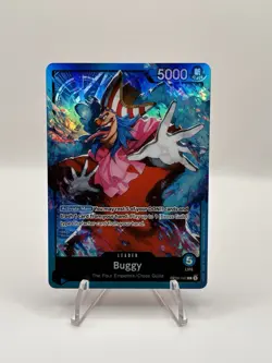 One Piece CCG Buggy OP09-042 Foil Leader - English - MINT - Image 1