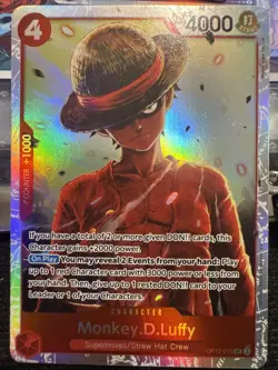 Monkey.D.Luffy OP12-015 SR - Legacy of the Master - One Piece, English - Image 1