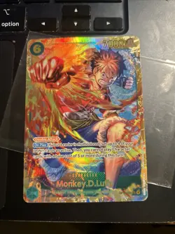 Monkey.D.Luffy SEC OP13-118 Carrying On His Will One Piece TCG NM English - Image 1