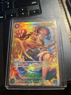 Monkey.D.Luffy SEC OP13-118 Carrying On His Will One Piece TCG NM English - Image 2