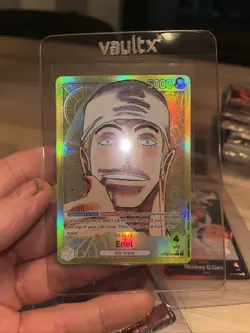 One Piece TCG OP05-098 Leader Alt Art Enel Japanese - Image 4