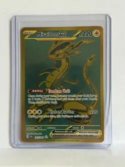 2024 Pokemon PAF EN Paldean Fates Hyper Rare #243 Miraidon ex - Image 2