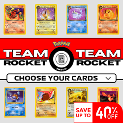 2000 Pokemon Team Rocket Set: Choose Your Card! Up to 40% off! - Image 1