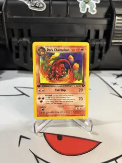 2000 Pokemon TeamRocket 1st Edition Dark Charmeleon #32/82 LP - Image 1