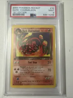 Pokemon PSA 9 Dark Charmeleon 1st Edition 32/82 Team Rocket Regular - Image 1