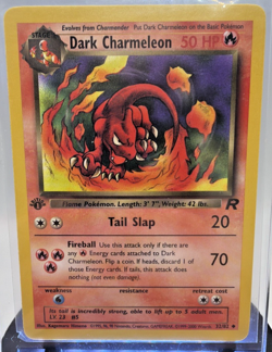 Pokemon Dark Charmeleon 1st Edition 32/82 Team Rocket Regular - 5.2 - Image 1