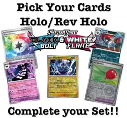 Pokemon Black Bolt/White Flare Holo/Reverse Holo/Holo Energy -Pick your card - Image 1