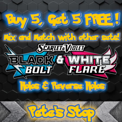 Pokemon Cards - S&V: Black Bolt & White Flare - Holos & Reverse Holos - TCG - Image 1