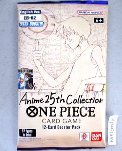 Extra Booster: Anime 25th Collection Pack One Piece Card Game EB-02 English EB02 - Image 1
