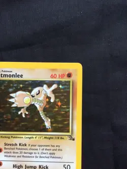 Pokemon Cards: 1st Edition Fossil Rare Holo: Hitmonlee 7/62 - Image 4