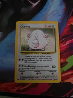 Chansey 3/102 Holo 1999 WOTC Pokemon TCG Base Set Unlimited Rare Card - Image 1