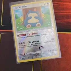 Snorlax 158/214 Unbroken Bonds Reverse Holo Pokemon Card 12 - Image 3