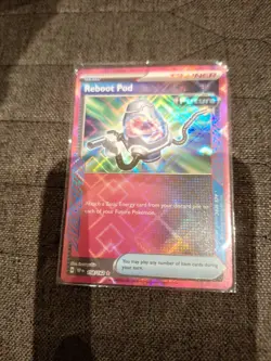 Reboot Pod Ace Spec Holo Pokemon TCG Card Temporal Forces 158/162 - Image 1