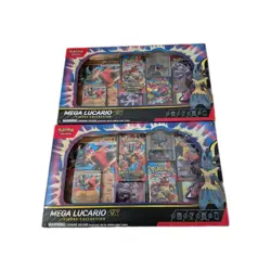 Pokemon TCG 2x Mega Lucario EX & 1x Mega Charizard EX UPC Promo Cards Sealed - Image 3
