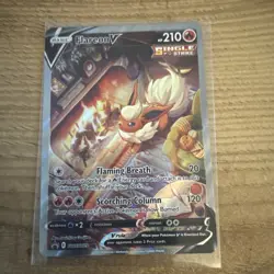 Flareon V SWSH179 | Pokemon Card | Alt Full Art Holo Black Star Promo - Image 1