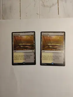 2 x Marsh Flats Zendikar Regular MTG Card Magic The Gathering 219 - Image 1