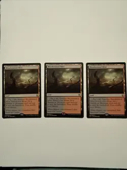 Bloodstained Mire Khans of Tarkir Magic the Gathering Card X3 - Image 1