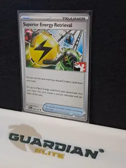 Superior Energy Retrieval 189/193 Play! Prize Pack Card Non Holo Pokemon Card NM - Image 1