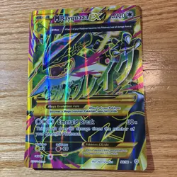 Pokemon Jumbo M Rayquaza (Shiny) EX Full Art Ancient Origins Card 98/98 LP - Image 1