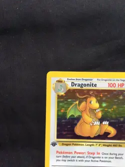 Pokemon Cards: 1st Edition Fossil Rare Holo: Dragonite 4/62 - Image 3