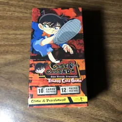 Score Case Closed TCG Card Game Crime & Punishment Booster Box First Edition - Image 1