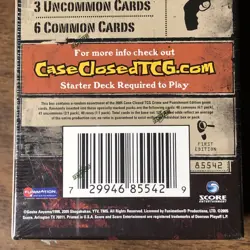 Score Case Closed TCG Card Game Crime & Punishment Booster Box First Edition - Image 3