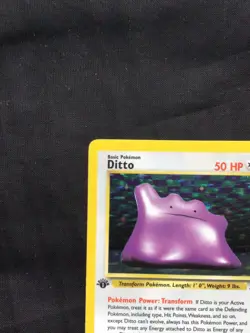 Pokemon Cards: 1st Edition Fossil Rare Holo: Ditto 3/62 - Image 3