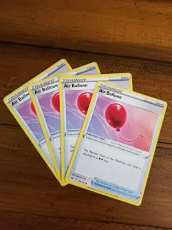 4x AIR BALLOON 156/202 Sword & Shield Playset Trainer Pokemon Card Near Mint - Image 1