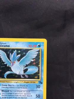 Pokemon Cards: 1st Edition Fossil Rare Holo: Articuno 2/62 - Image 4