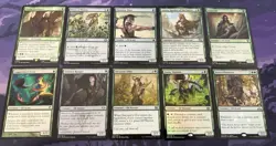 Mtg Elf Tribal Deck Core Commander Golgari Green Black Lathril 37 Cards - Image 2