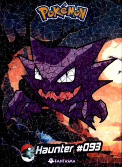 Pokemon Crystal Card Collection Set #093 Haunter Cracked Ice Holo - Image 1