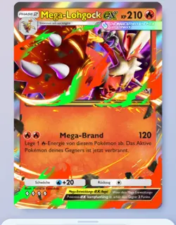 Mega Lohgock / Blaziken ex (GER) | Pokemon TCGP Pocket | DIGITAL CARD ♦♦♦♦ - Image 1