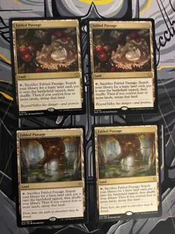 MTG x4 Fabled Passage TOE/Bloomburrow NM (Never Played) - Image 1