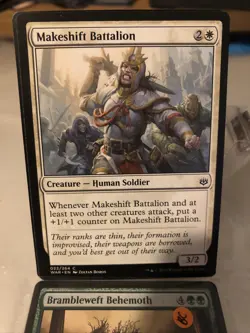 MTG Makeshift Battalion War of the Spark 022/264 Regular Common - Image 1