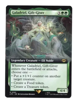 Galadriel, Gift-Giver EXTENDED, The Lord of the Rings, MTG LTR NM/M - Image 1
