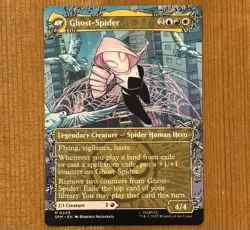 Gwen Stacy, M 0209, NM Borderless, MTG Marvel’s Spider-Man, SPM, Ghost-Spider - Image 2