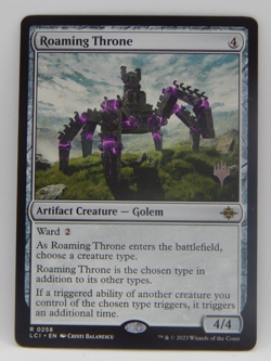 Magic the Gathering - The Lost Caverns of Ixalan Promo 258 - ROAMING THRONE - Image 1